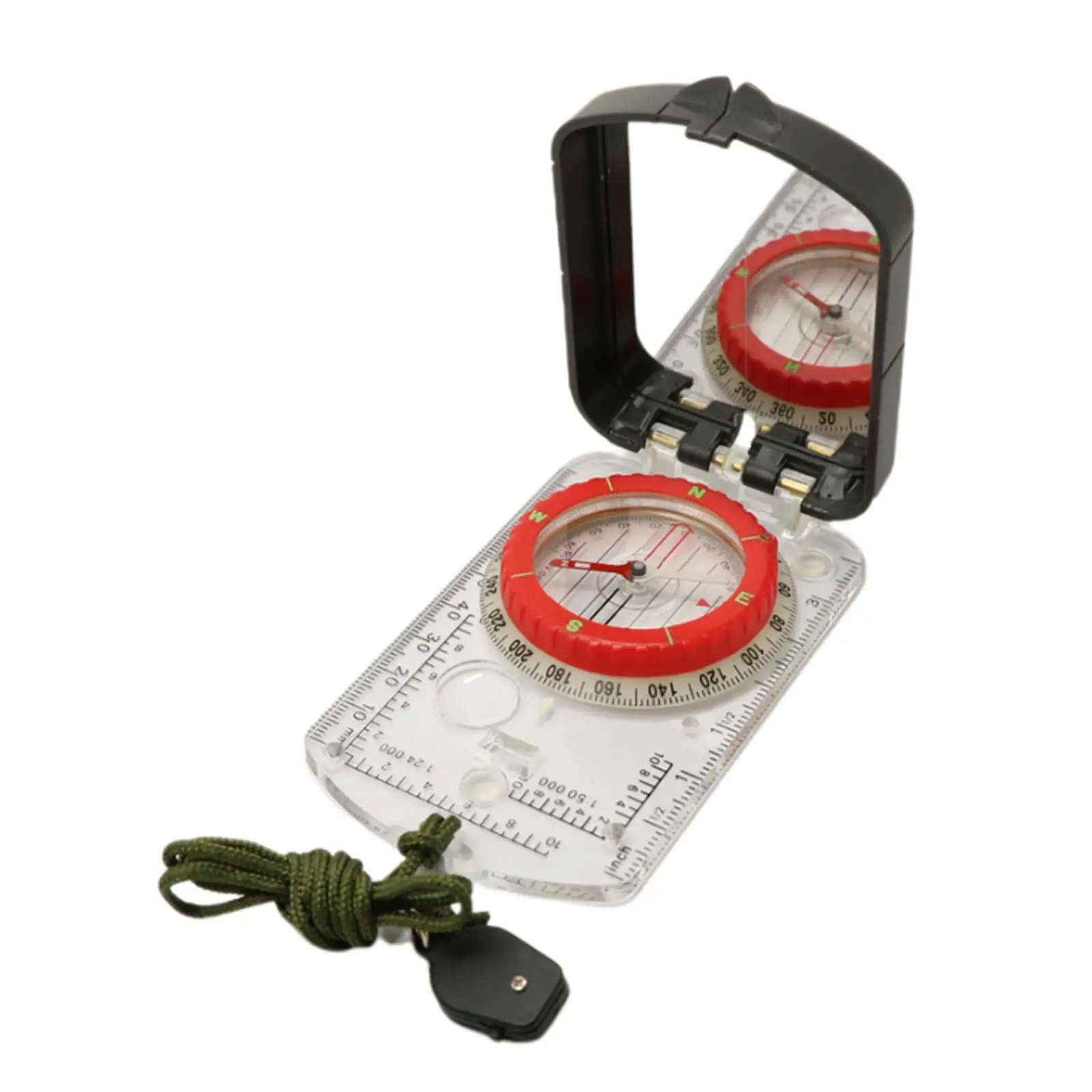 Multifunction Marine Compass with Fluorescent Ring High Precision Camping Tools for Boat Kayaking and Hiking Adventures