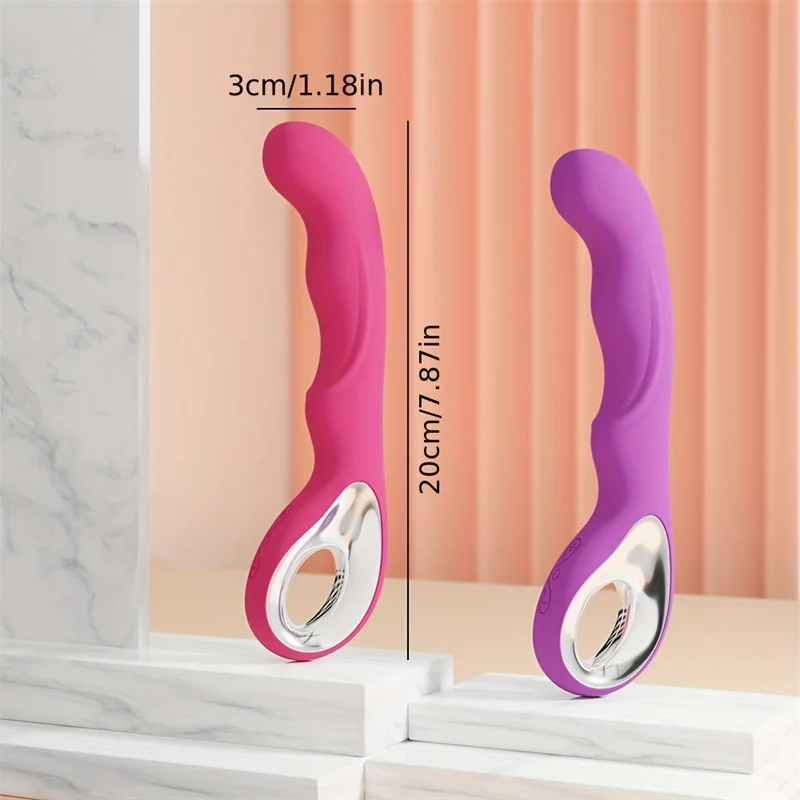 Adult Sex Toy Vibration Massage Stick, 10 Tipos de Freqüência de Vibração Forte, Trocando de Material de Látex Seguro