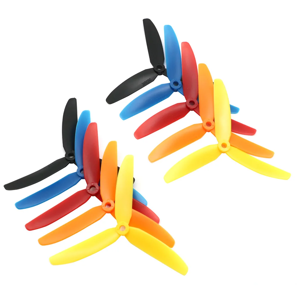 4pcs/lot 5030 Propeller 3-Blade Props CW CCW (ABS) Multicopter for ZMR250 QAV250 C250  Quadcopter Props Drone  ( 2 pair )