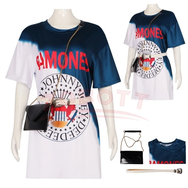 فيلم خطأك خطأتي تأثيري Culpa ميا فستان الكتابة على الجدران تي شيرت طويل حقيبة بحزام كرنفال حفلة المرأة الجدة زي غير رسمي #2