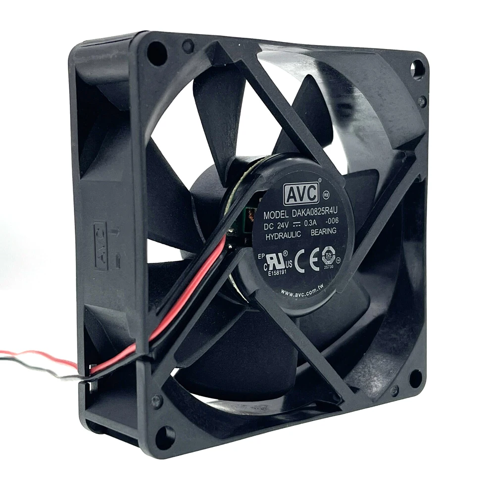 

Brand New AVC DAKA0825R4U 8025 8cm 80mm Case Fans DC 24V 0.3A High Speed CFM Rotation 5000RPM Cooling Fan