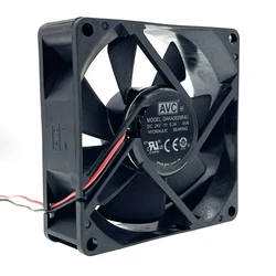 Brand New AVC DAKA0825R4U 8025 8cm 80mm Case Fans DC 24V 0.3A High Speed CFM Rotation 5000RPM Cooling Fan