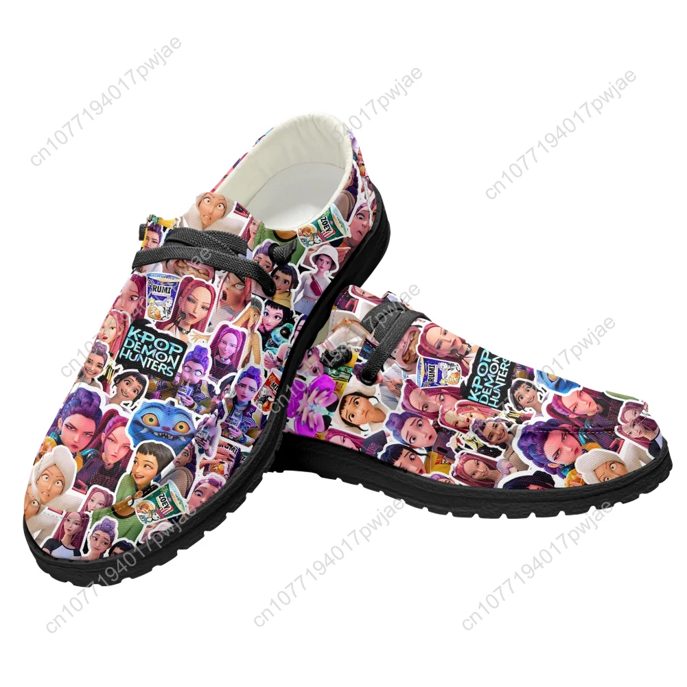 

KPop Demon Hunters Rumi Casual Shoes Mens Womans Flat Shoe Breathable Outdoor Lightweight Footwear Couple Custom Made Shoes