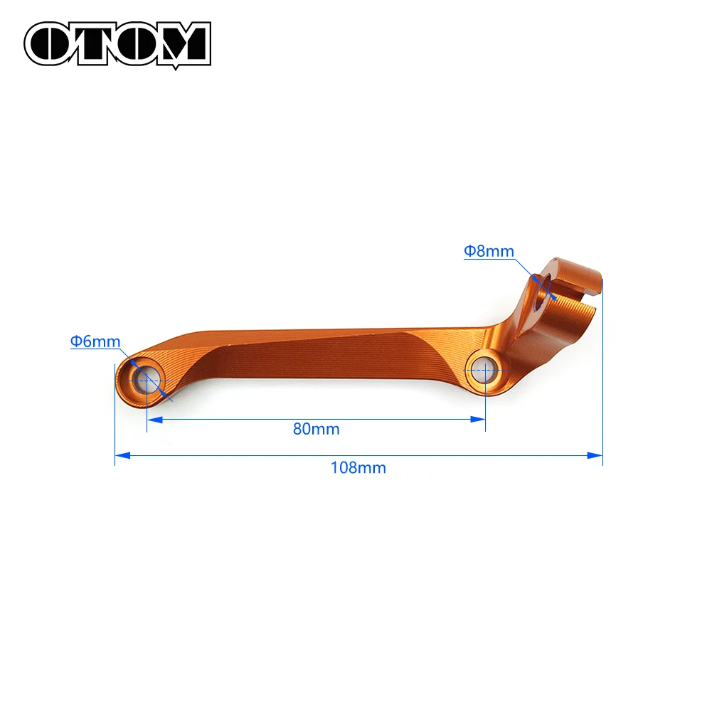 OTOM Motorcycle Clutch Cable Support Bracket CNC Lengthen For ZONGSHEN NC250 WRX 250 NCXT250 ST NC ENDURO 300 GR8 F300L X6S EXR