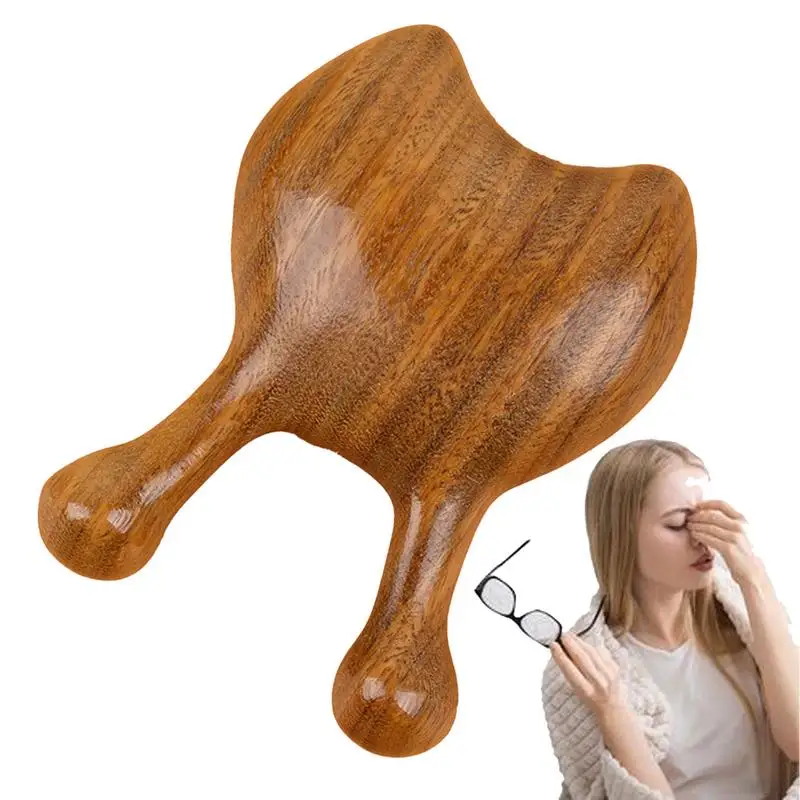 Wooden Massage Comb Sandalwood Scalp Massager Natural Wooden Massage Comb Manual Facial Hair Comb Green Massage Tool for Face &