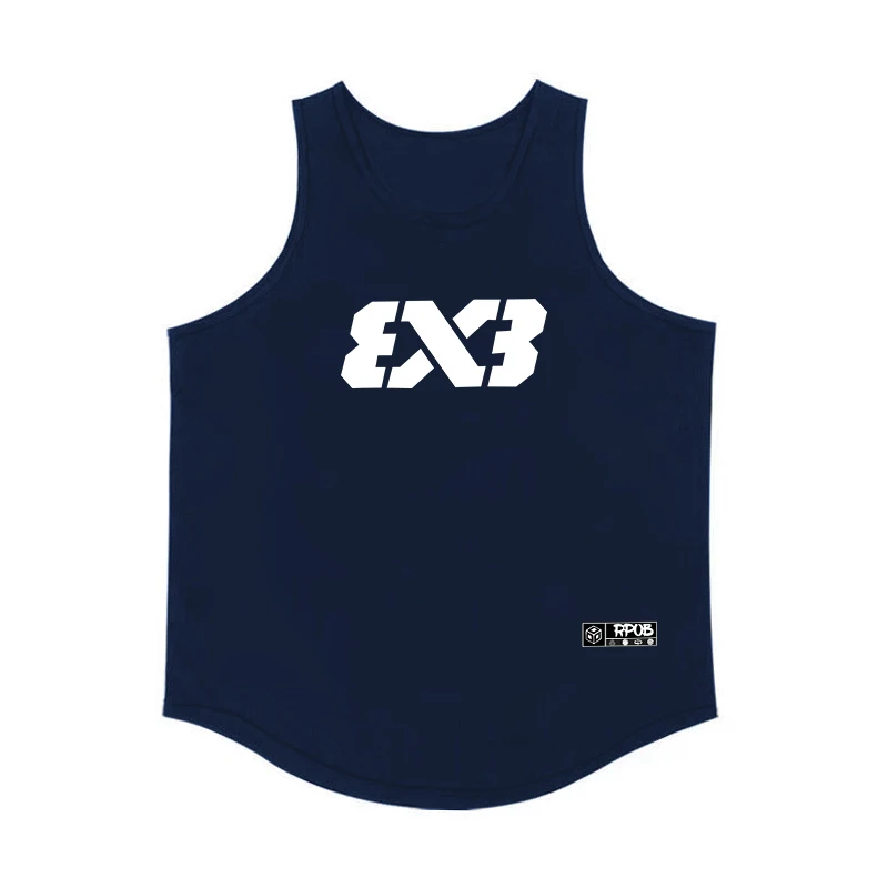 Sporty Sleeveless 3V3 Vest Breathable Quick Dry Mesh Loose Fit Running Training Top for Basketball Shooting And Running