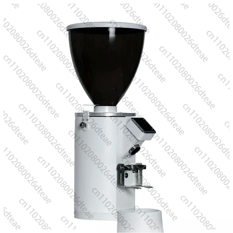 Espresso Coffee Stainless Steel Flat Burr Grinder 74mm 1200g Capacity Automatic 500W High Power Low Noise Aluminum