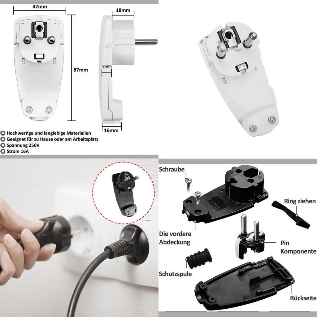 B03F German Developed European Outlet Easy Identity Install Bronze Command Dense ABS Housing
