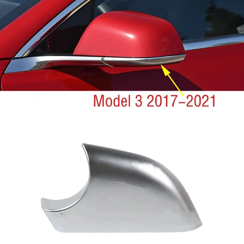 

2017-2020 Tesla Accessories Model 3 Reverse Mirror Bottom Case Rear View Mirror Electroplating Lower Case 2287.3006