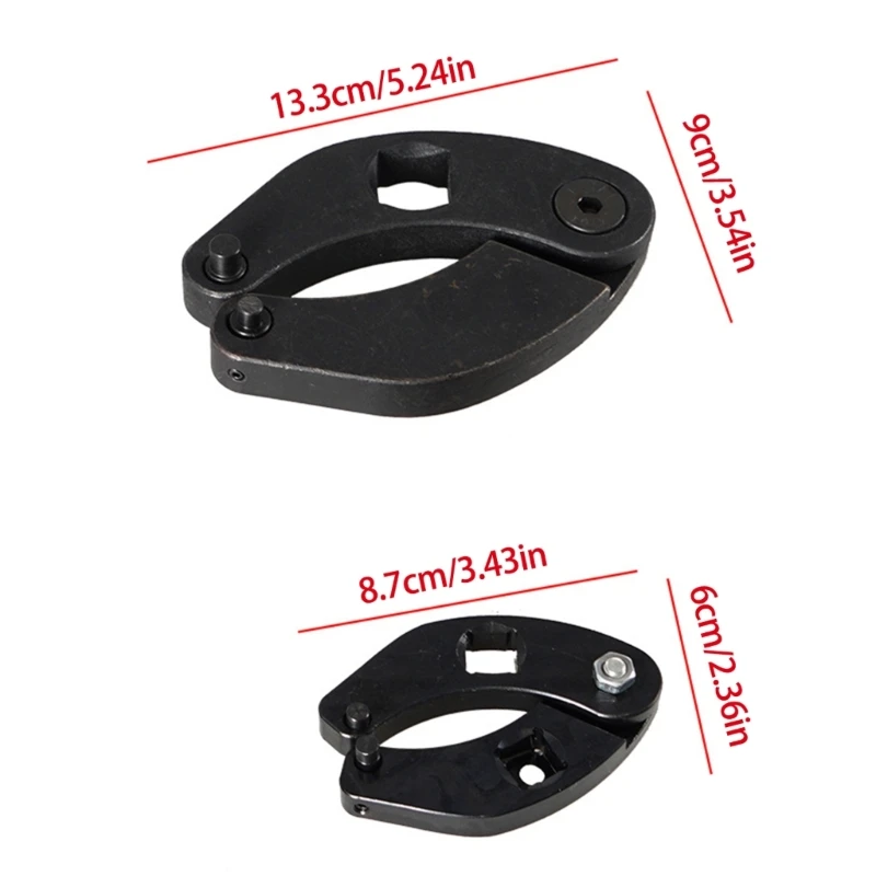 2pcs Adjustable Gland Nut Spanner Wrench Tool for Hydraulic Cylinders on Most Farm and Constructions Equipment 1266 7463