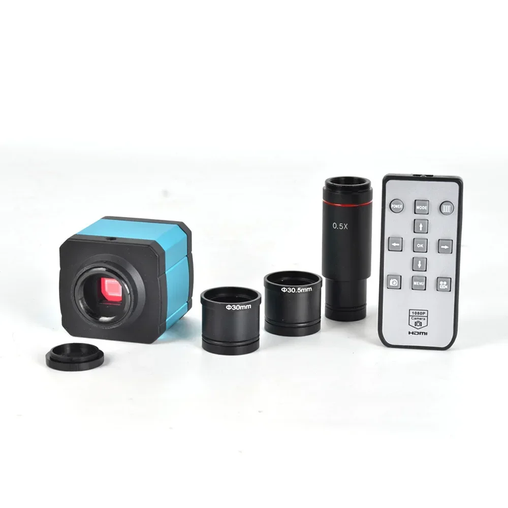 14MP CMOS USB2.0 ستيريو المجهر كاميرا الصناعة الرقمية مجهر الإلكترونية HD كاميرا فيديو العين 0.5X C-mount لين