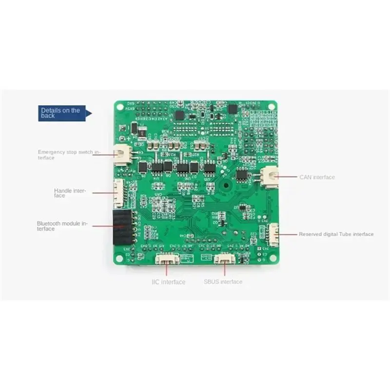 CYGJ-C50C Brushed Motor Version Robot Control Board, Drive Control Integration, ROS Unmanned Trolley Chassis, Sports Four-Wheel