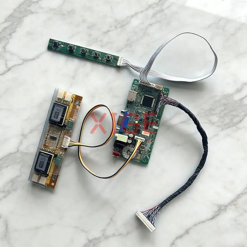 

Для HT17E12 HT17E13 HT17E11 HT17EX1 комплект платы контроллера привода ЖК-дисплея DIY 1280*1024 1280x1024 30 контактов LVDS VGA + HDMI 4-CCFL