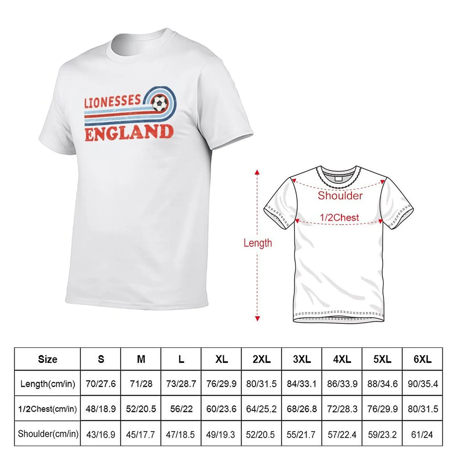 England Lionesses Football Retro Sunset (horizontal) WOSO T-Shirt oversized graphic tee Funny t-shirt mens fashion