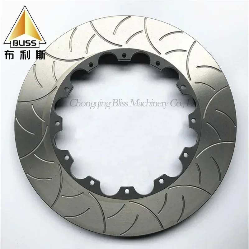 Auto Accessories Gt6 Modified Racing 6 Piston Brake Caliper 6 Pot 345Mm 355Mm 380Mm 405Mm High carbon Brake Disc