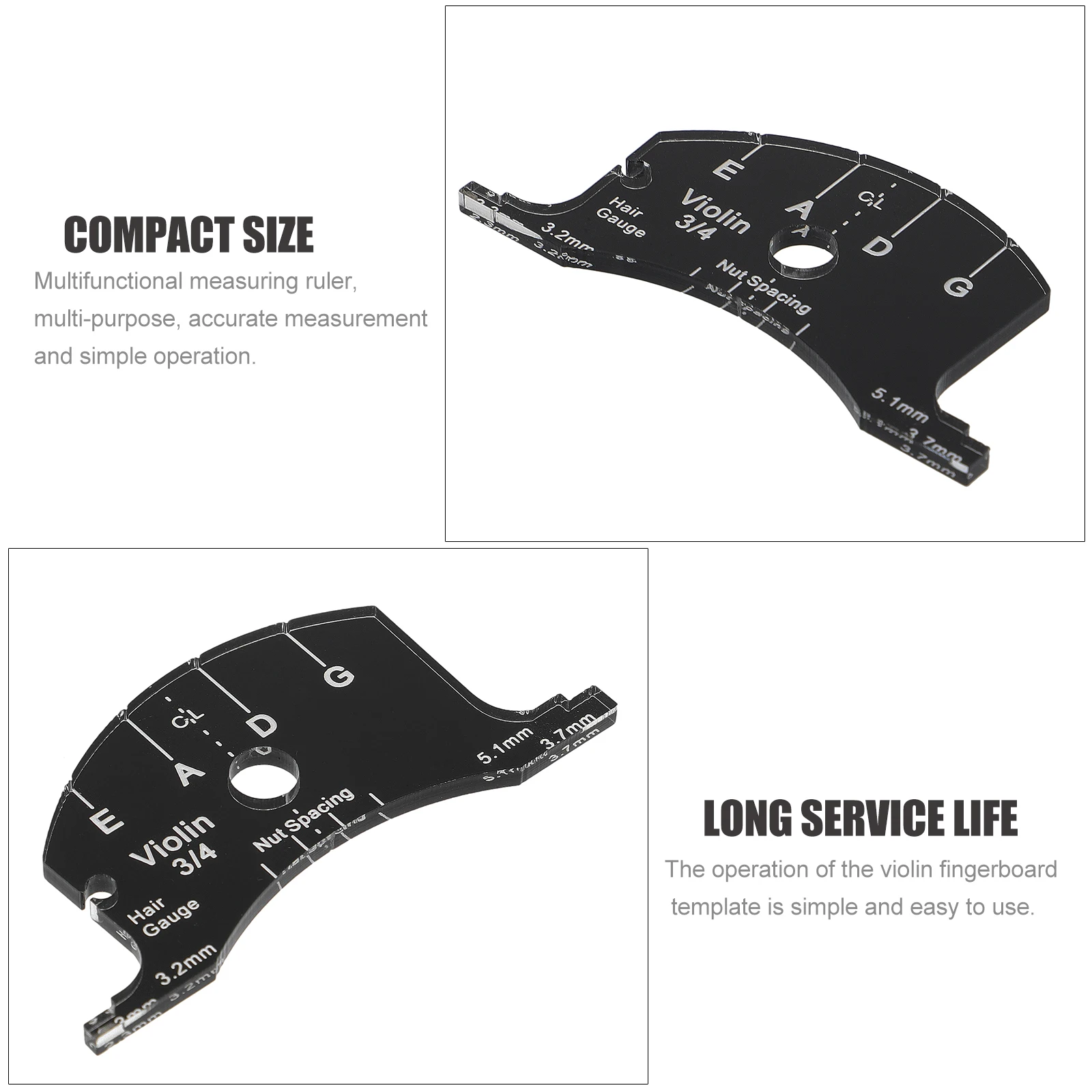 

Bridge Template Violin Tool Multifunctional Accessory for Product Metal Practical Supply