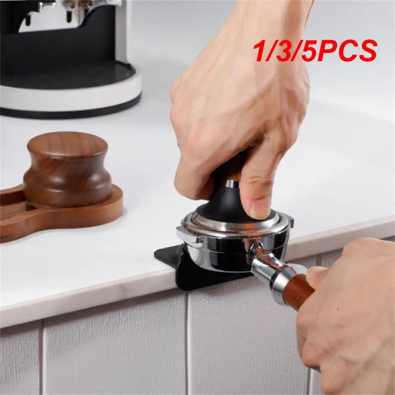 1/3/5PCS Table Mat Small And Does Not Take Up Space Silica Gel Espresso Tool Corner Pad Silicone Material Black