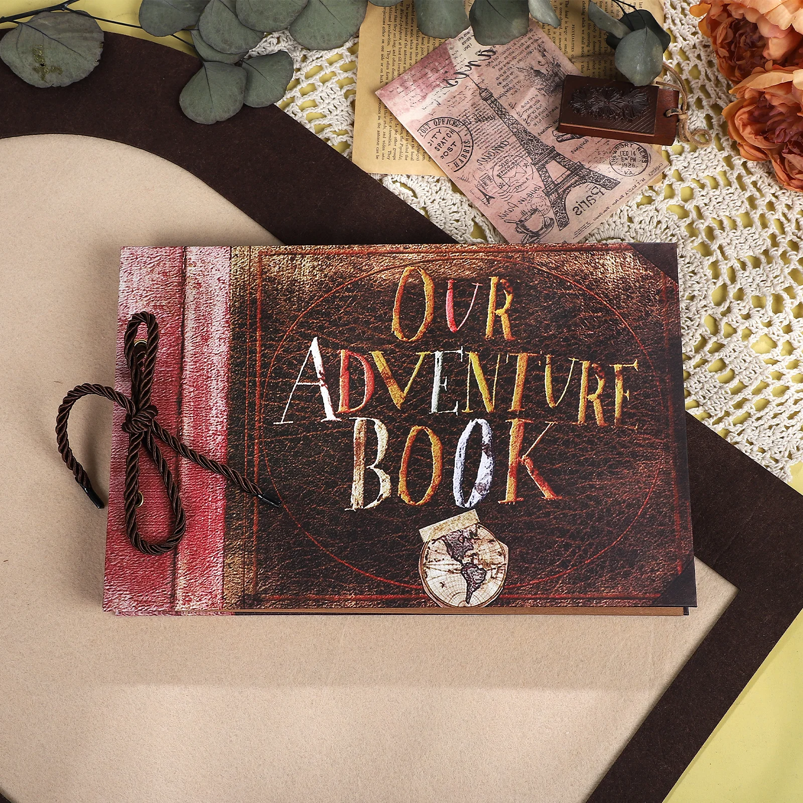 10amaran OUR Adventure PleSeries Kraft Paper Inner Page, Photo Album, Creative DIY Journal, Staacquering, DIY