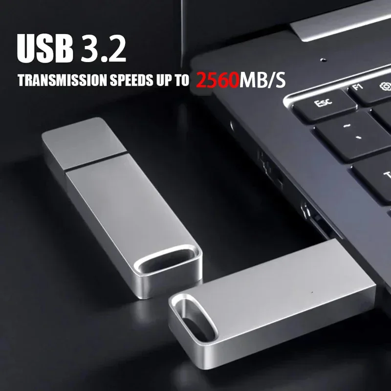 Xiaomi USB 3.2 Flash Drive Pen Drive ad alta velocità 4TB 8TB 16TB Tipo-C Memoria USB impermeabile in metallo per dispositivi di archiviazione del computer Nuovo