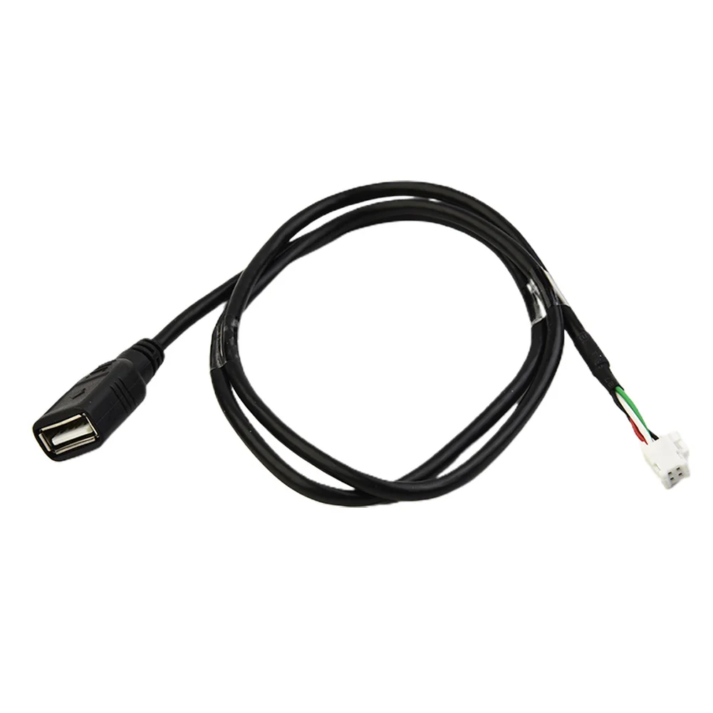 4 Pin Connector USB Cable For Car Radio Stereo 75CM USB Cable USB Adapter 4pin Car USB Cable Adapter USB Extension Cable Adapter