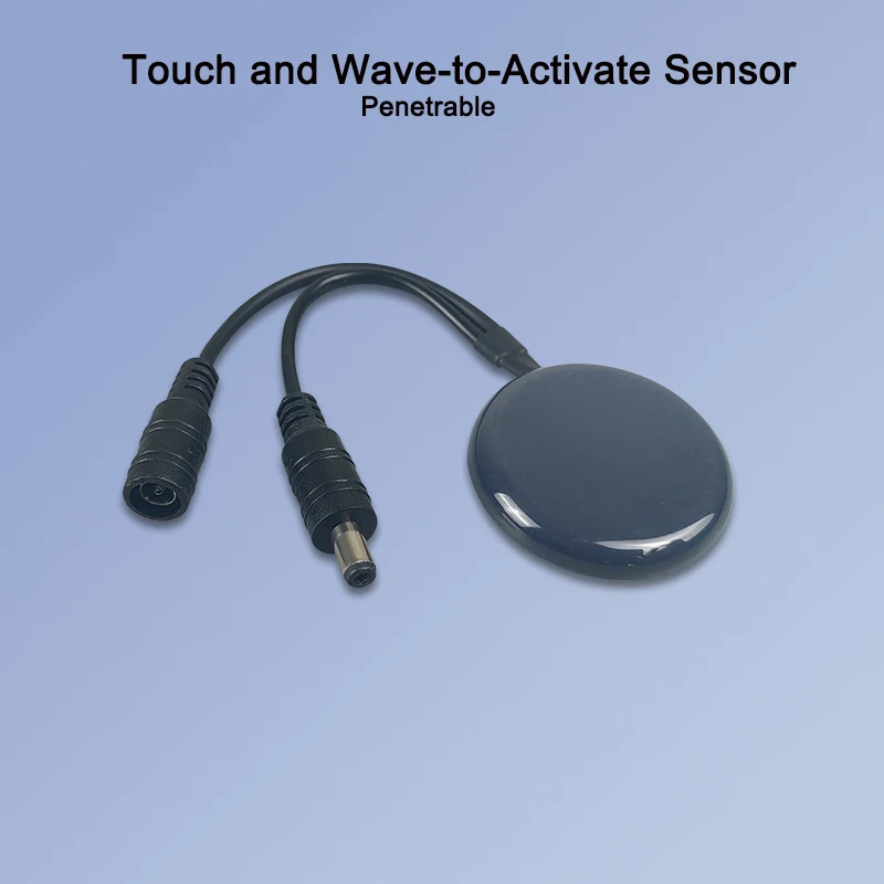 Touch-Gesten-Sensor-Dimmer, versteckte kabellose Installation, dringt 3 cm langes Holz, DC 3,7–24 V, 5 A, für LED-Streifenlichter