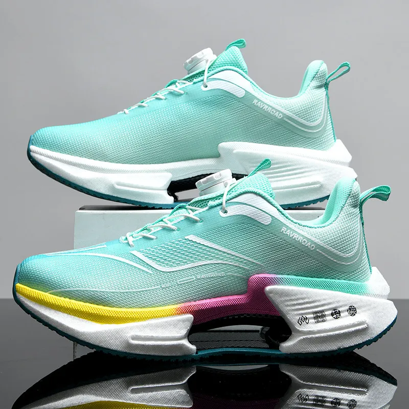 جديد الخريف سباق الرجال والنساء أحذية رياضية خفيفة الوزن انتعاش الاحذية في الهواء الطلق دعم مستقر أحذية المشي المرنة #1