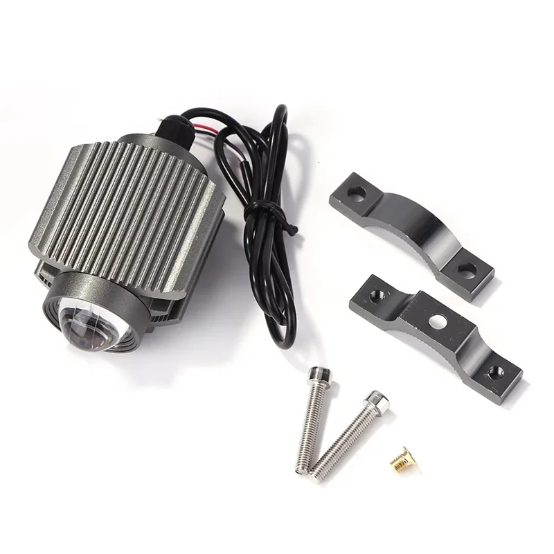 

AB56-Motorcycle Waterproof Headlight Universal Dual Light Color Spotlight House Fit Motorcycle Lamp