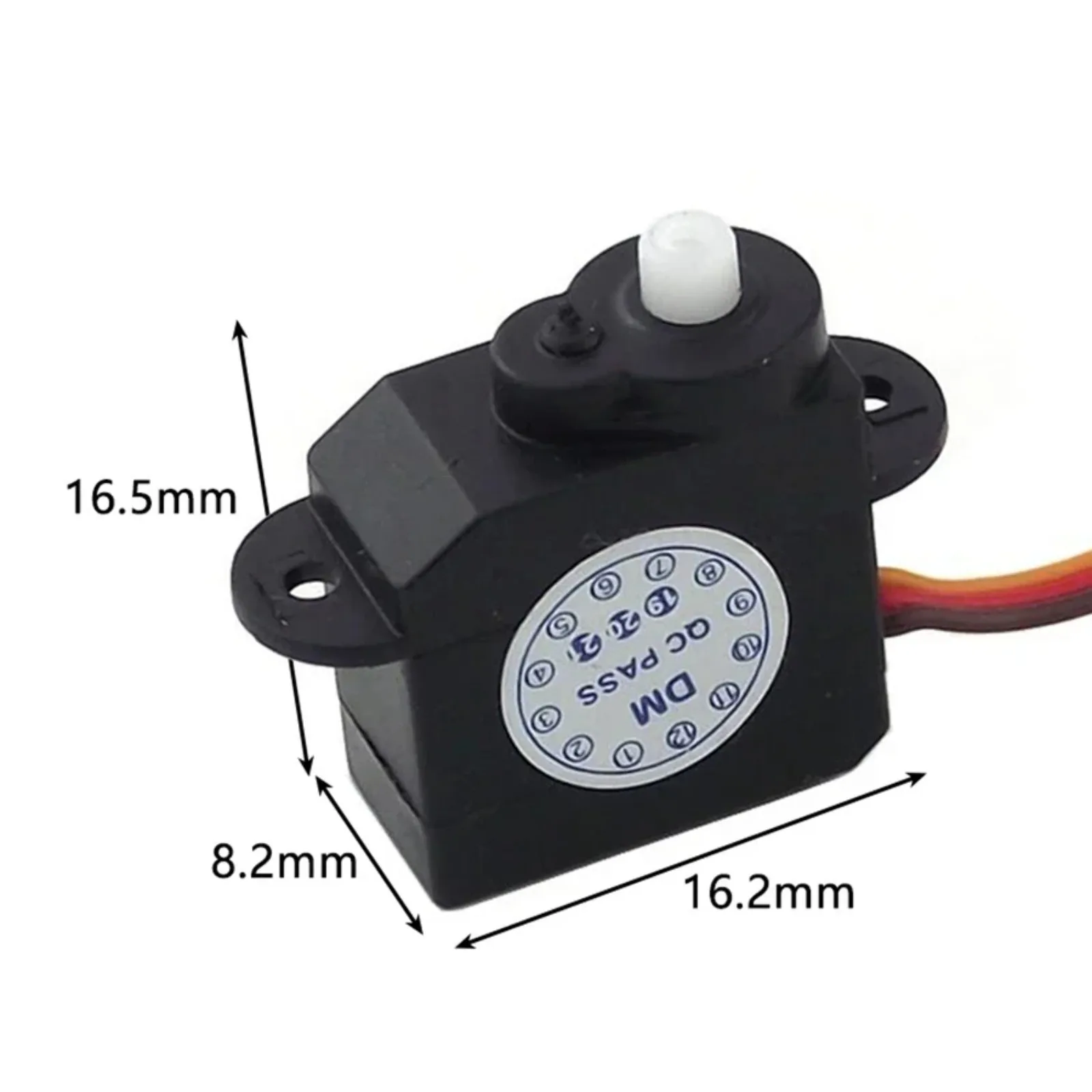 DM-S0020 2g Micro Servo دوران 180 درجة لطائرات RC والسيارات