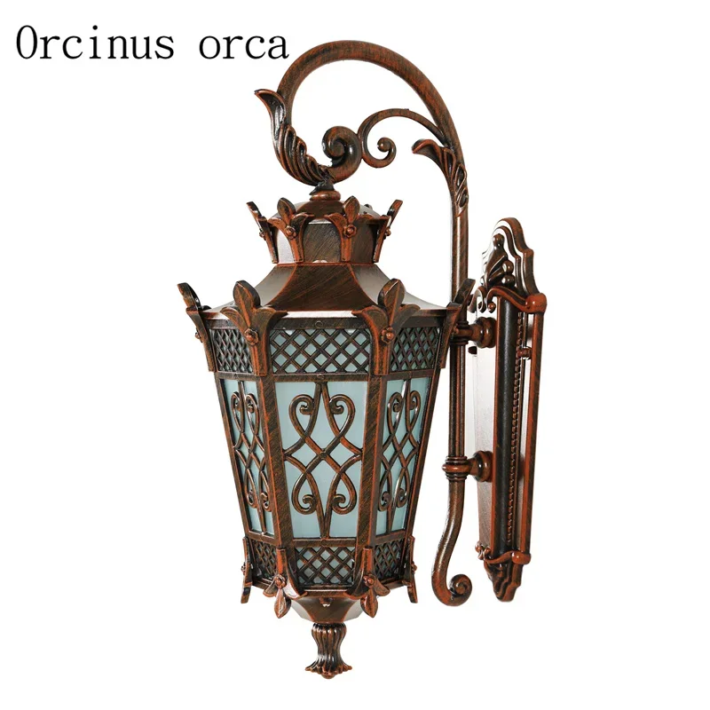 Retro European iron art outdoor wall lamp courtyard balcony  Chinese LED waterproof wall lamp free shipping