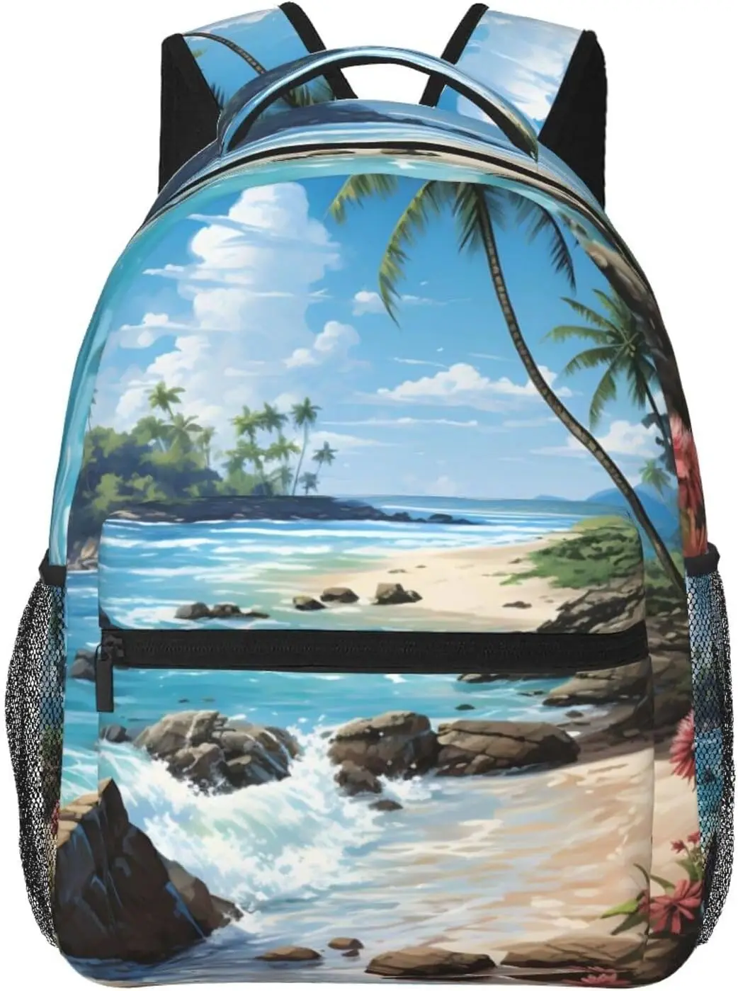 

Летний пляжный легкий рюкзак для ноутбука с рисунком, легкий многоцелевой дорожный повседневный рюкзак унисекс, студенческие рюкзаки для меня