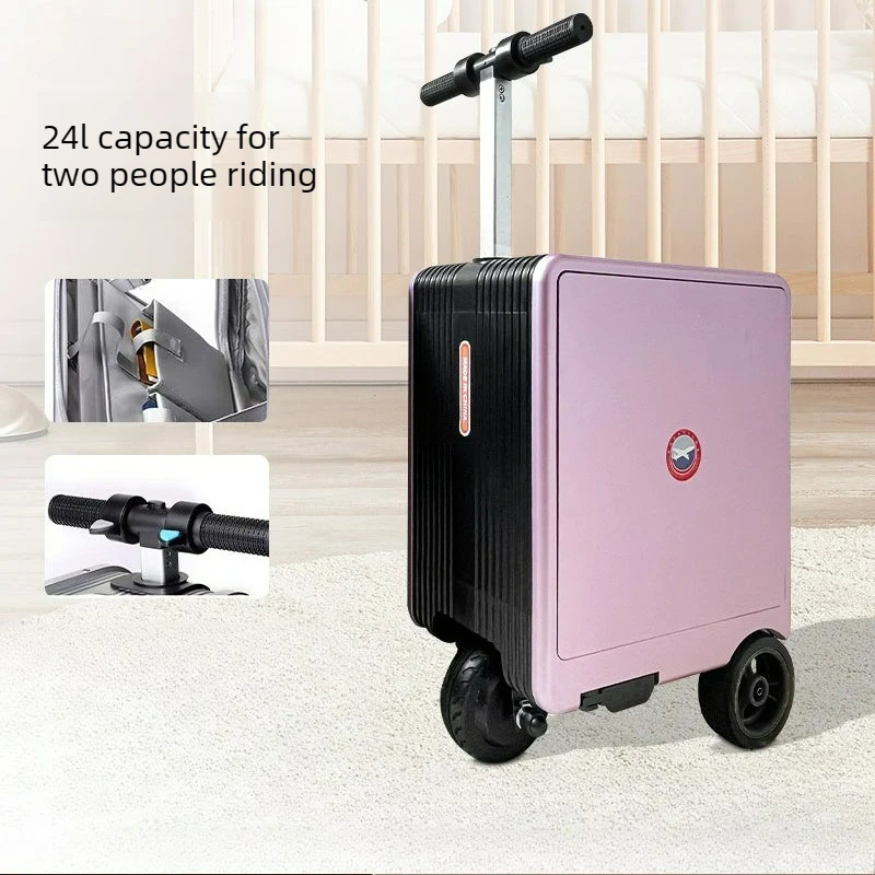 

Multifunctional Smart Rideable Electric Suitcase Suitable for Airplanes Silent, Carry-on 20-inch Suitcase TSA combination lock