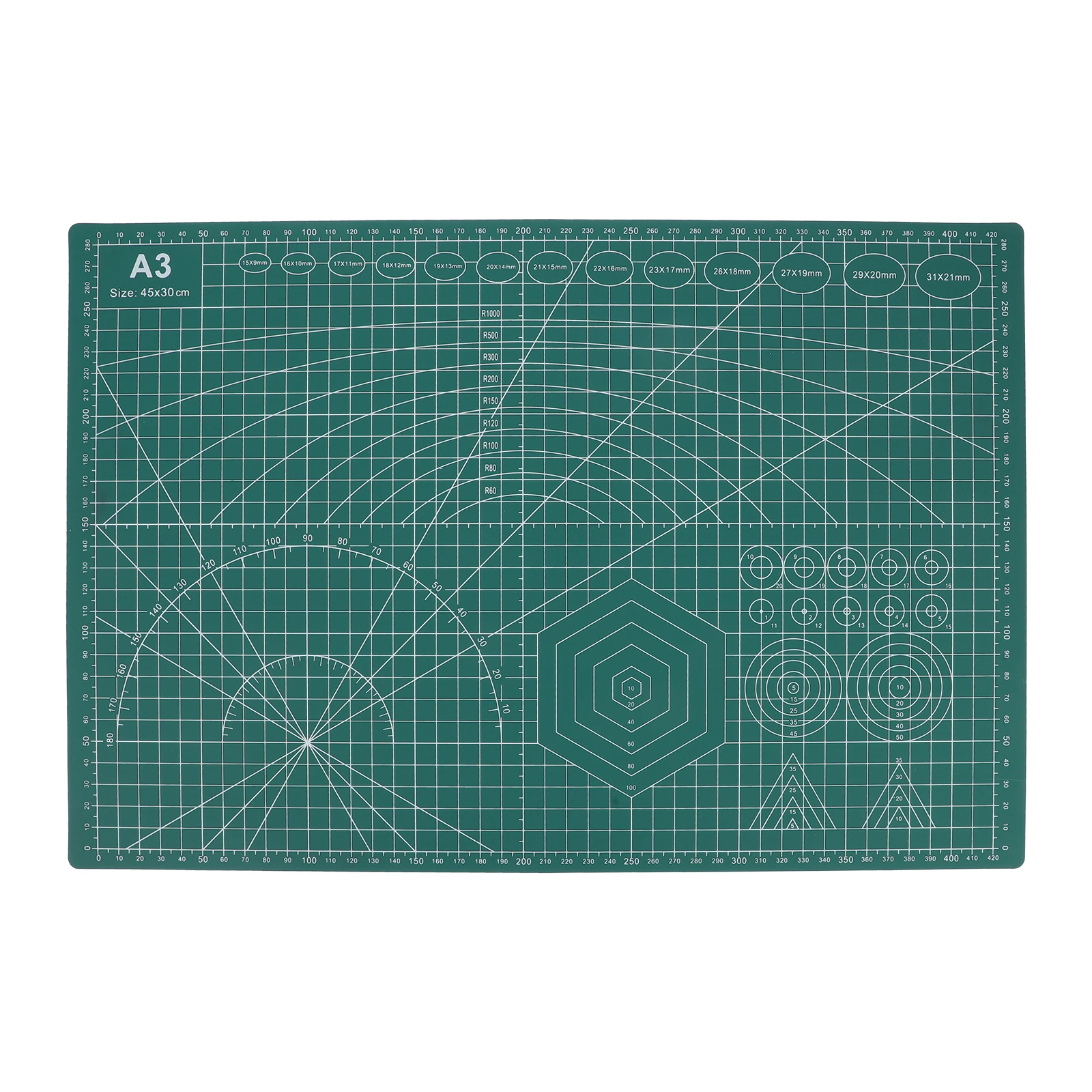 

A3 2pcs PVC Cutting Mat Double Side Craft Board for Sewing Paper Carving Art Tools Students Teachers
