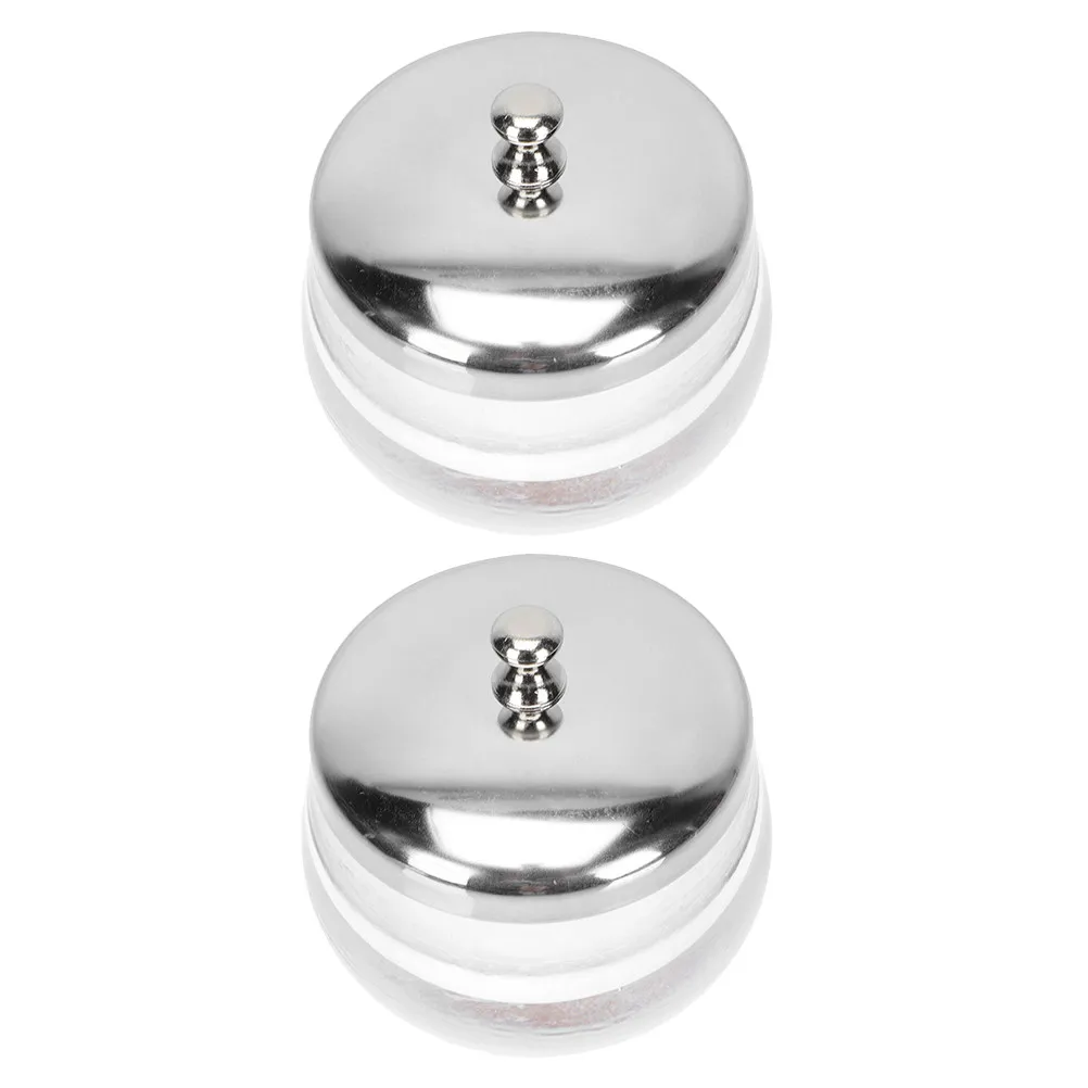 

2Pcs Glass Nail Polish Remover Cups High-Grade Sturdy Manicure Tool Nail Art Liquid Holder Convenient for Professional Salon