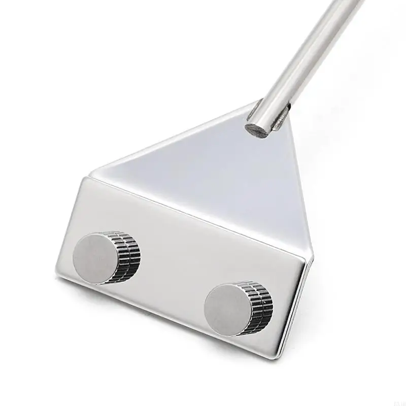 KX4B 18 "Aquarium Galgae-Scraper Stafless Steel Screts Tool Tool مع شفرة للأسماك الزجاجية الزجاجية الزجاجية
