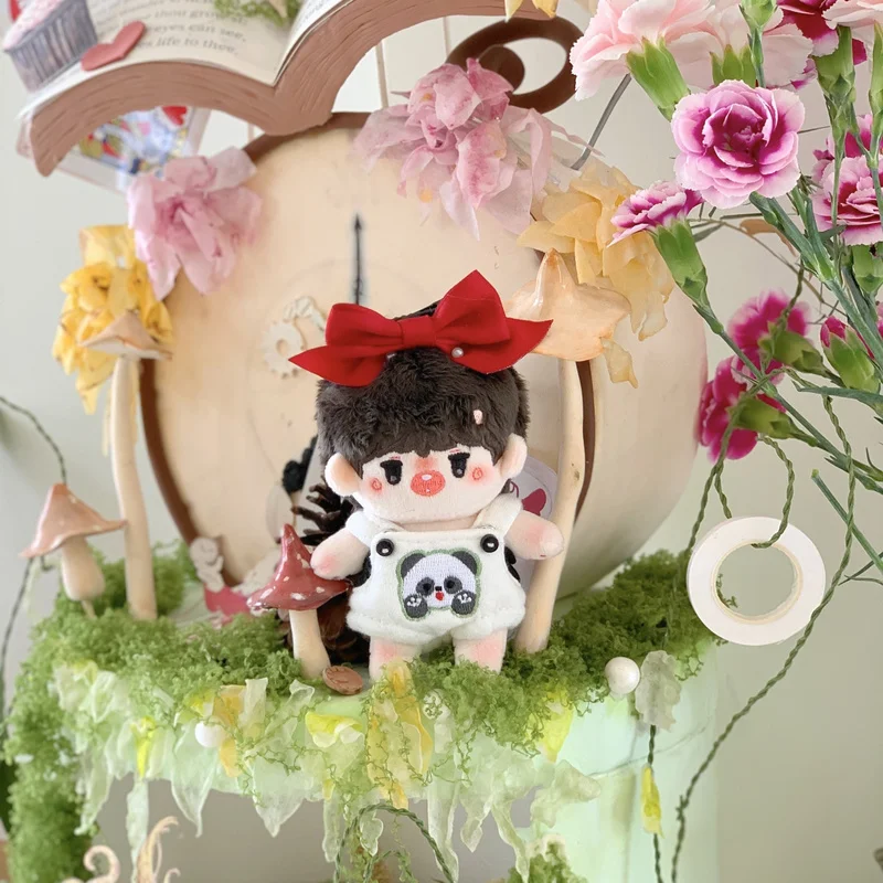 10 سنتيمتر دمية القطن ملابس الطفل لطيف الحمالات المرنة سلسلة لا سمة العالمي دمية خلع الملابس لبدلة Kawaii باليد