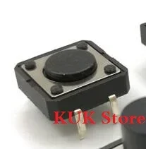 Original  NEW  12X12X4.3  MM  12*12*4.3  MM  1.27N  Tact  Switch  Round  Button  4Pins  DIP4  20PCS ~ 500PCS