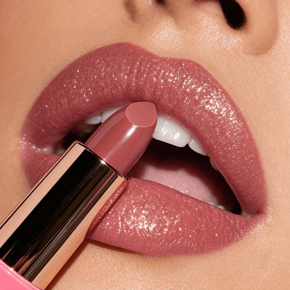 JUJU DREAM Shimmer Glitter Lipstick Waterproof Long Lasting Metallic Matte Lipstick