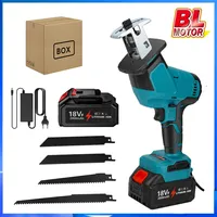 3600W 12000spm Brushless Reciprocating Saw Cordless Chainsaw Wood Metal Cutting Saw Power Tool For Makita 18V Battery