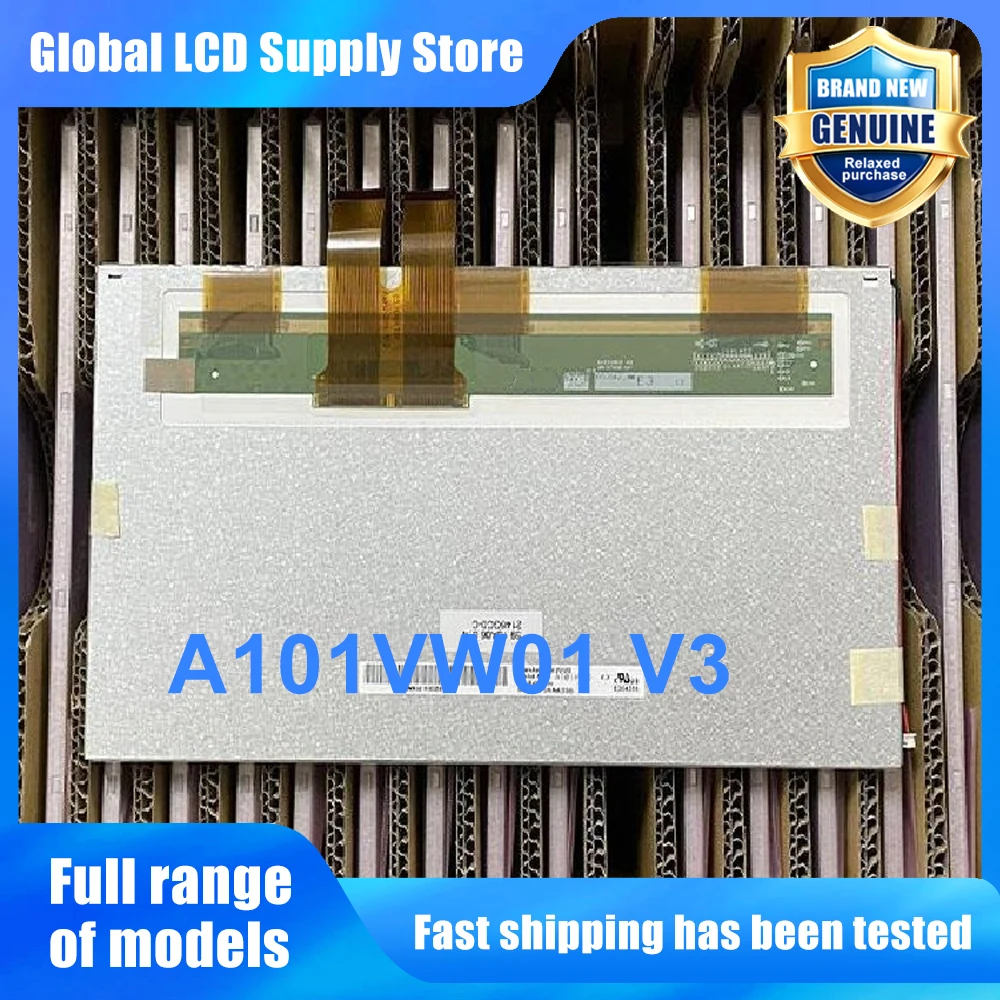 A101VW01 V3 10.1 Inch 800*480 LCD Screen Display Panel Replacement for Tablet PC Industrial HMI Car Display