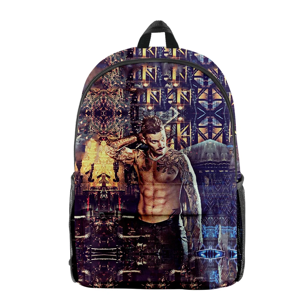 Hip Hop Popular Harajuku M Pokora pupil Bookbag Notebook Backpacks 3D Print Oxford Waterproof Boys/Girls Travel Backpacks