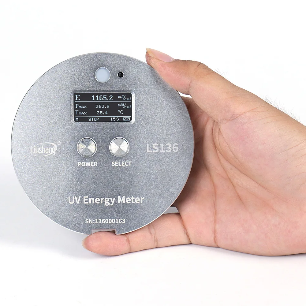 LS136 315nm to 400nm UVA Intensity Integrator UV Power Puck Radiometer Portable Ultraviolet Radiation Meter UV Energy Meter