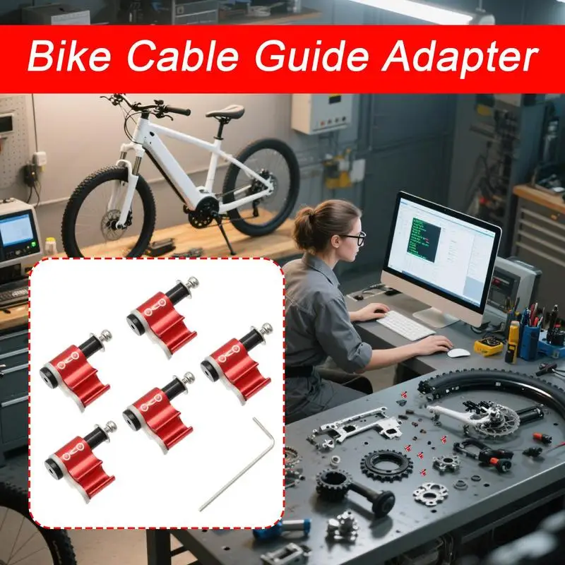 

Cycling Housing Hose Guide Hose Wire Clips Clamps Cable Grip Lightweight Fixed Accessories Prevents Tangles For Riding Road
