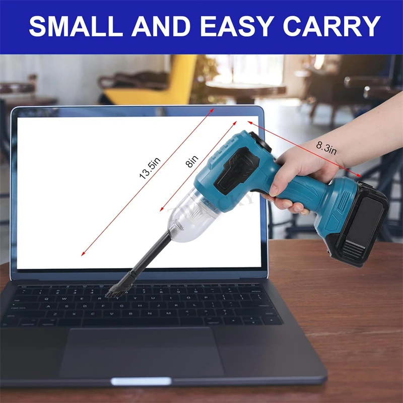 Handheld Vacuum Cleaner for Makita 18V Battery Portable Vacuum Blower Powerful Dust Buster Wireless Vacuum for Car Home Cleaning - view 4