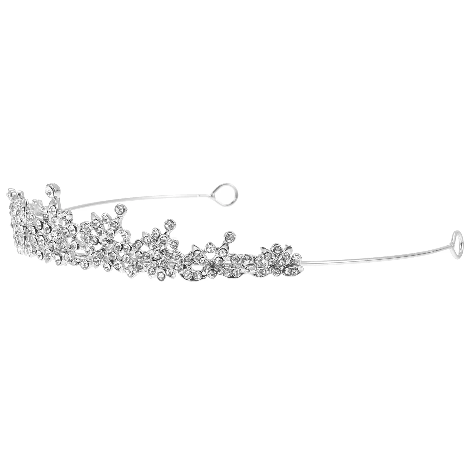 Accesorios para el cabello Corona de cristal nupcial Novia Miss Corbatas de diamantes de imitación para mujer Diademas de aleación para mujer Fiesta