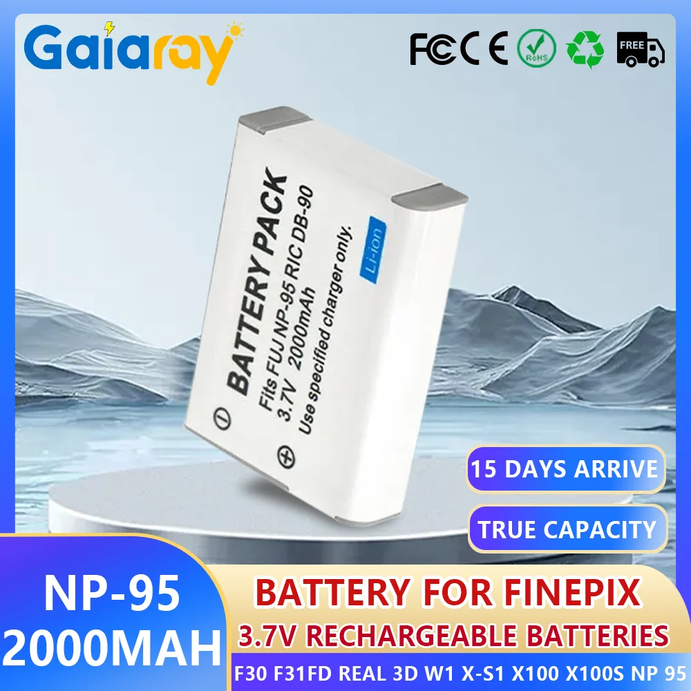 2000Mah NP-95 NP95 … - image