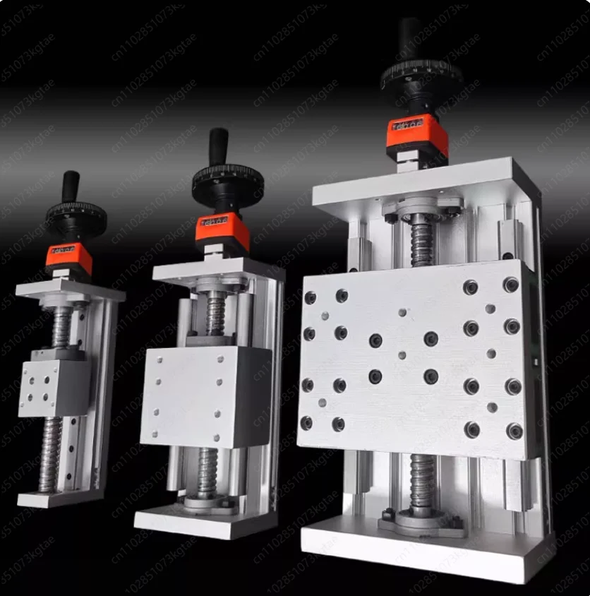 Digital display hand slide module ball screw guide cross XY linear motion lifting table