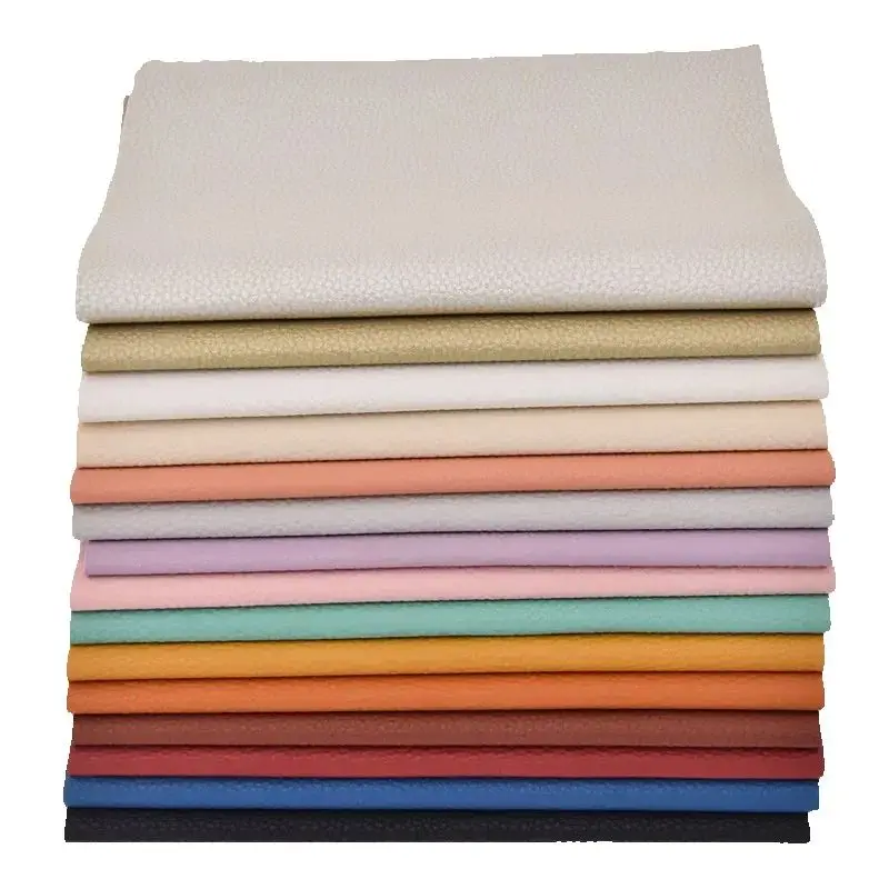 

Faux Leather Fabric Solid Color Suede Synthetic Leather Sheet DIY Sewing Material For Garments 21x29cm A4