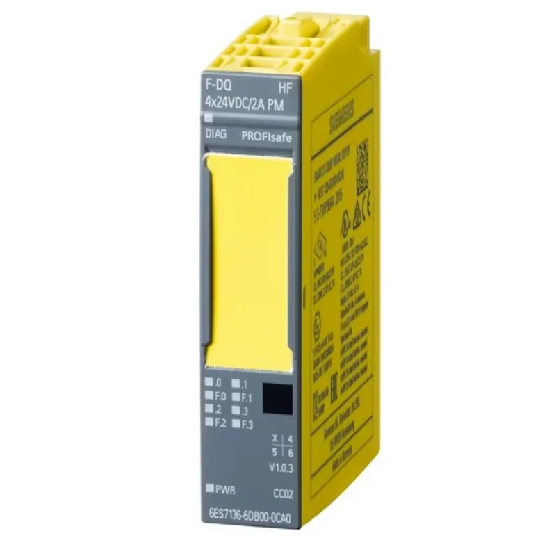 PLC 6ES7136-6DB00-0CA0 f-dq HF 4x24VDC/2A الوحدة الإلكترونية