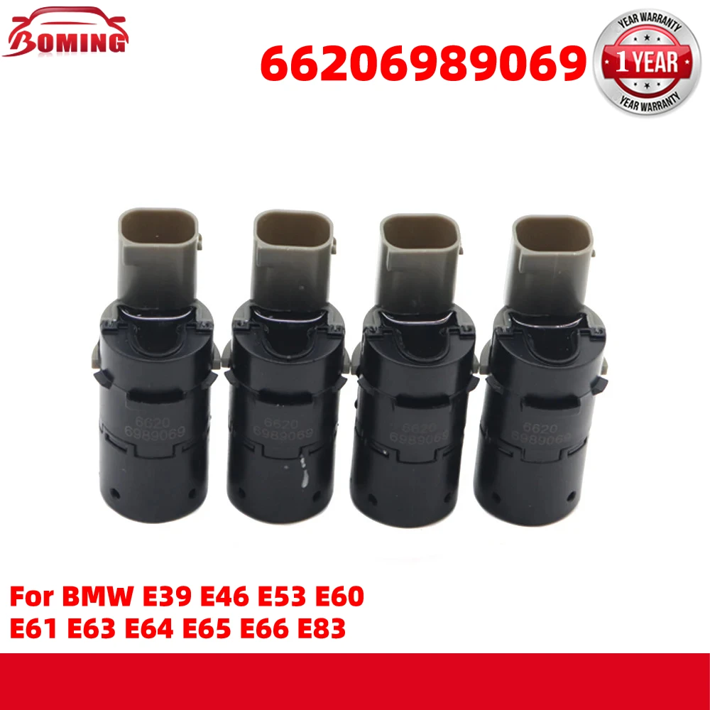 4pcs/lot Car Reverse Backup Assist PDC Parking Sensor 66206989069 For BMW E39 E46 E53 E60 E61 E63 E64 E65 E66 E83 66200309540