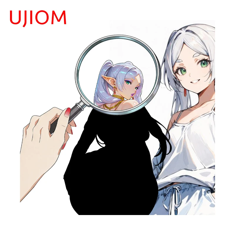 UJIOM Frieren Pussy Wagon Wall Sticker Eye Catching Hot Selling Stationery Items Decal Trendy Novelty Game Room Decoration